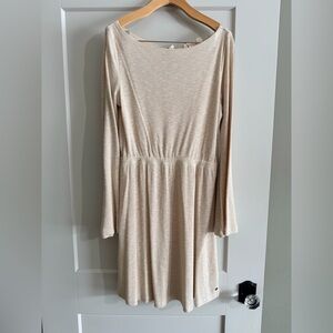 Roxy Beige Long-Sleeve Dress
